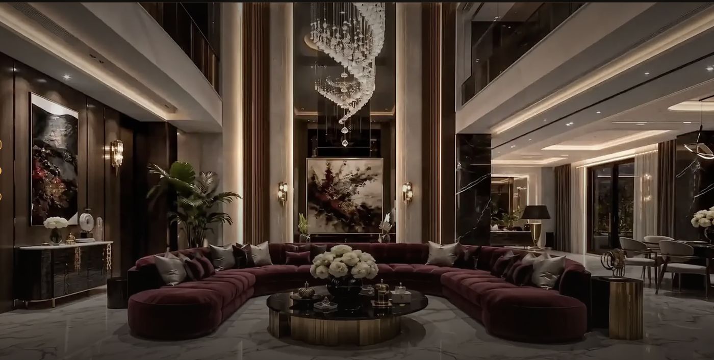 Luxury residential interior designed by MS Interio